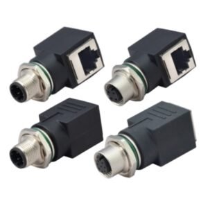 M12 connector to RJ45 adapter