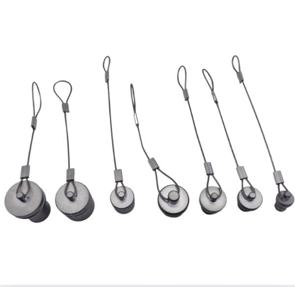 M12 connector metal dust cap - Image 2