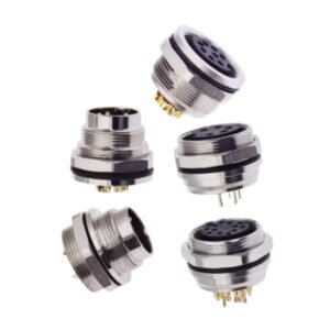M16 connector front lock panel welding circular metal connector
