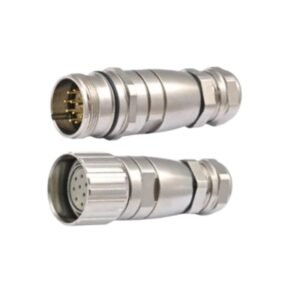 M23 connector assembly welding circular connector