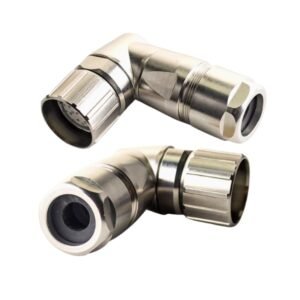 M23 connector elbow assembly welding connector