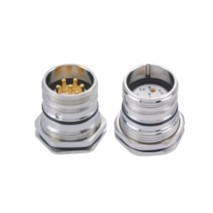 M23 connector rear lock panel circular chain