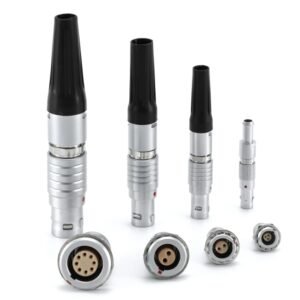B-type connector TEG round metal plug