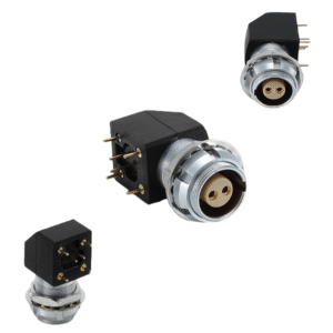 B-type connector ZXG PCB double fixed socket