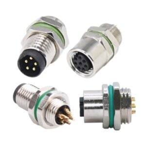 M8 connector panel rear lock welding wire connection plug
