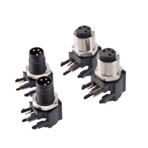 M8 connector panel bent pin plug socket