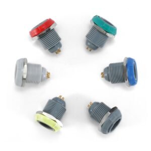 P-type connector PKG double nut fixed plastic shell medical socket